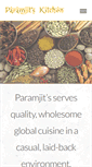 Mobile Screenshot of paramjitskitchen.com